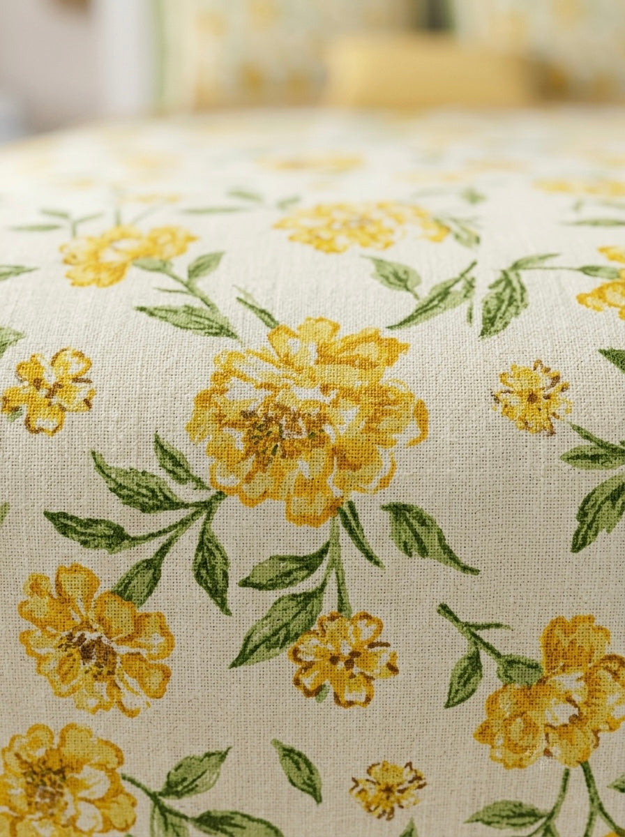 Premium Pure Cotton Floral Bedsheet Set (with 2 Pillow Covers)