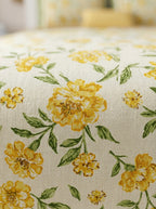 Premium Pure Cotton Floral Bedsheet Set (with 2 Pillow Covers)