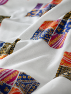 Choras Bandhani Premium Pure Cotton Bedsheet Set (King Size, 108" x 108")